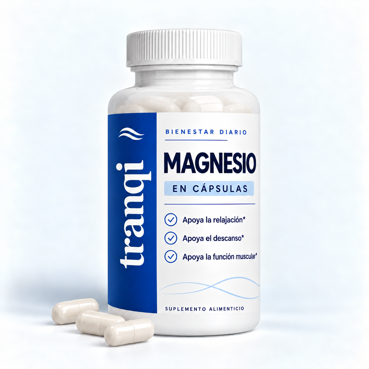 TRANQI · Magnesio en cápsulas